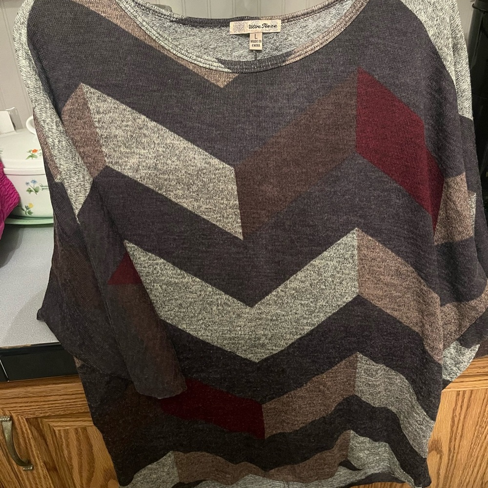 Chevron Patterned Sweater